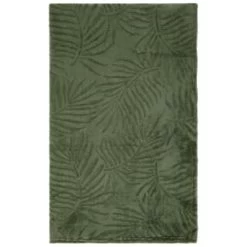 Large Leaf Embossed Green Throw 6 Large Leaf Embossed Green Throw -Home Decor Sales 394947 large leaf embossed green throw 2