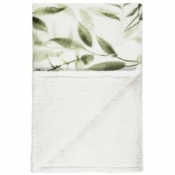 Winston Green Leaf Sherpa Throw -Home Decor Sales 394948 winston leaf sherpa throw green 2
