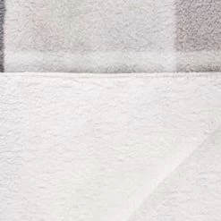 Grey Check Sherpa Throw -Home Decor Sales 395038 highland check sherpa throw 3