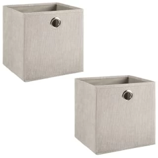 Lokken Cord Storage Cubes 2pk - Light Grey 3 Lokken Cord Storage Cubes 2pk - Light Grey - Image 3