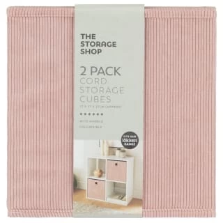 Lokken Cord Storage Cubes 2pk - Pink 2 Lokken Cord Storage Cubes 2pk - Pink - Image 2