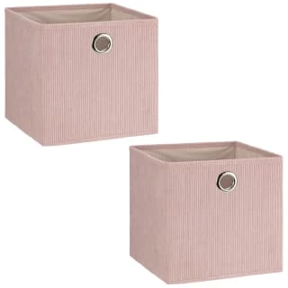 Lokken Cord Storage Cubes 2pk - Pink 3 Lokken Cord Storage Cubes 2pk - Pink - Image 3