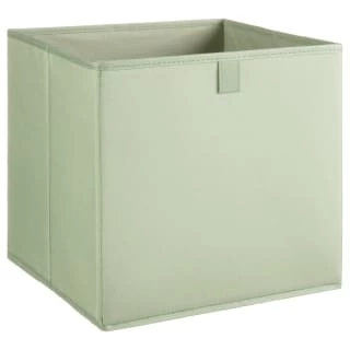 Lokken Printed Storage Cubes 2pk - Sage Diamond 2 Lokken Printed Storage Cubes 2pk - Sage Diamond - Image 2