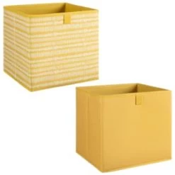 Lokken Mark Making Storage Cubes 2pk - Ochre -Home Decor Sales 395847 2pk lokken ochre storage cubes mark making 3