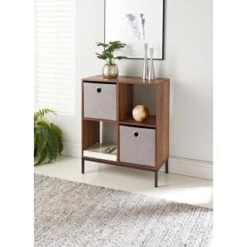 Lokken Teddy Storage Cubes 2pk - Grey -Home Decor Sales 395966 2pk teddy lokken grey