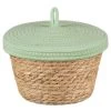 B&M Kendall Basket With Lid - Green