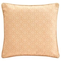 B&M Floral Shower Resistant Two Sided Cushion 43 X 43cm - Yellow