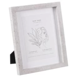 B&M Concrete Effect Photo Frame 6 X 8"