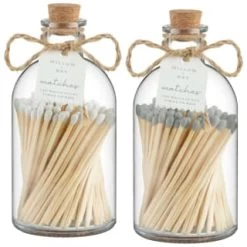 B&M Willow & Bay Matches 120pk - Grey -Home Decor Sales 397649 willow and bay matches group