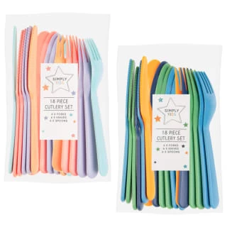 Simply Kids Cutlery Set - Multicolour 2 Simply Kids Cutlery Set - Multicolour - Image 2