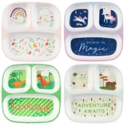 Kids Small Platter - Rainbow -Home Decor Sales 398592 398594 kids small platter group